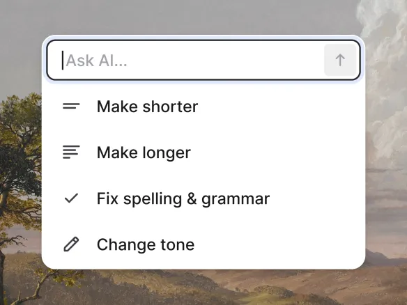 Editor Job Studio in inglese con comandi per modificare il testo dell’annuncio