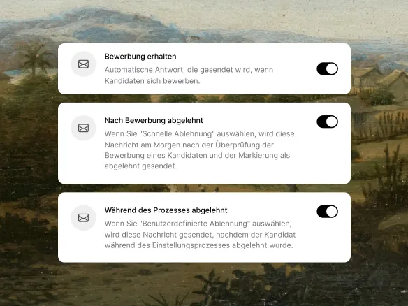 Join Vorlagen-Editor mit einer Absage-E-Mail mit Merge-Feldern