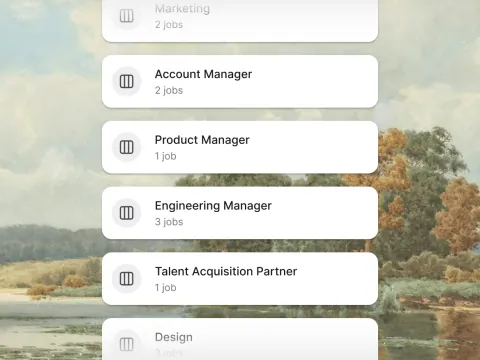 Pipeline template editor in Join showing different stage configurations for engineering, sales and retail role families