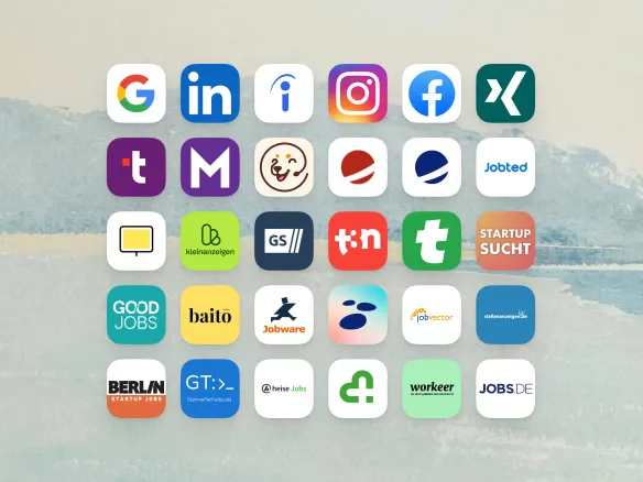 Tableau de diffusion Join montrant une offre sur les sites organiques disponibles