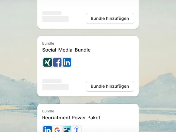 Join-Rechnung für bezahlte Platzierungen mit einem Preis auf oder unter dem Direktkaufpreis der Jobbörse