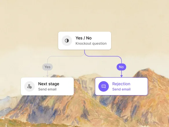 Conditional-branching workflow in Join routing candidates by score and location
