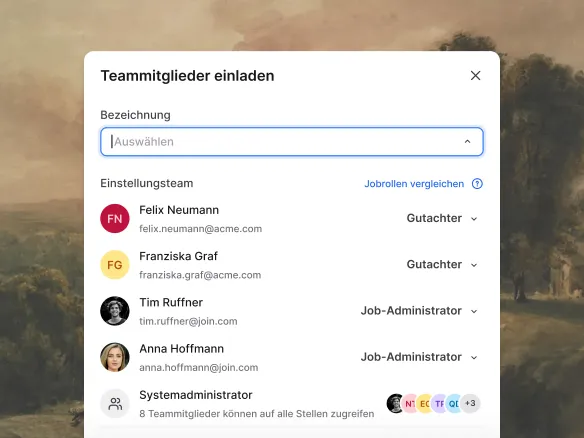 Zweistufiges Rollen- und Zugriffsmodell von Join
